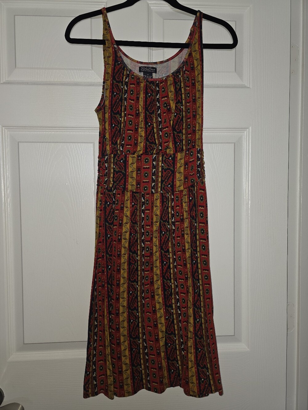 Moving Sale! { Lucky Brand Knit Western Pattern Knee Length Tank Dress Size S